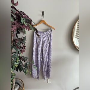 Karibik Zebra Pattern Wide-Leg Pants